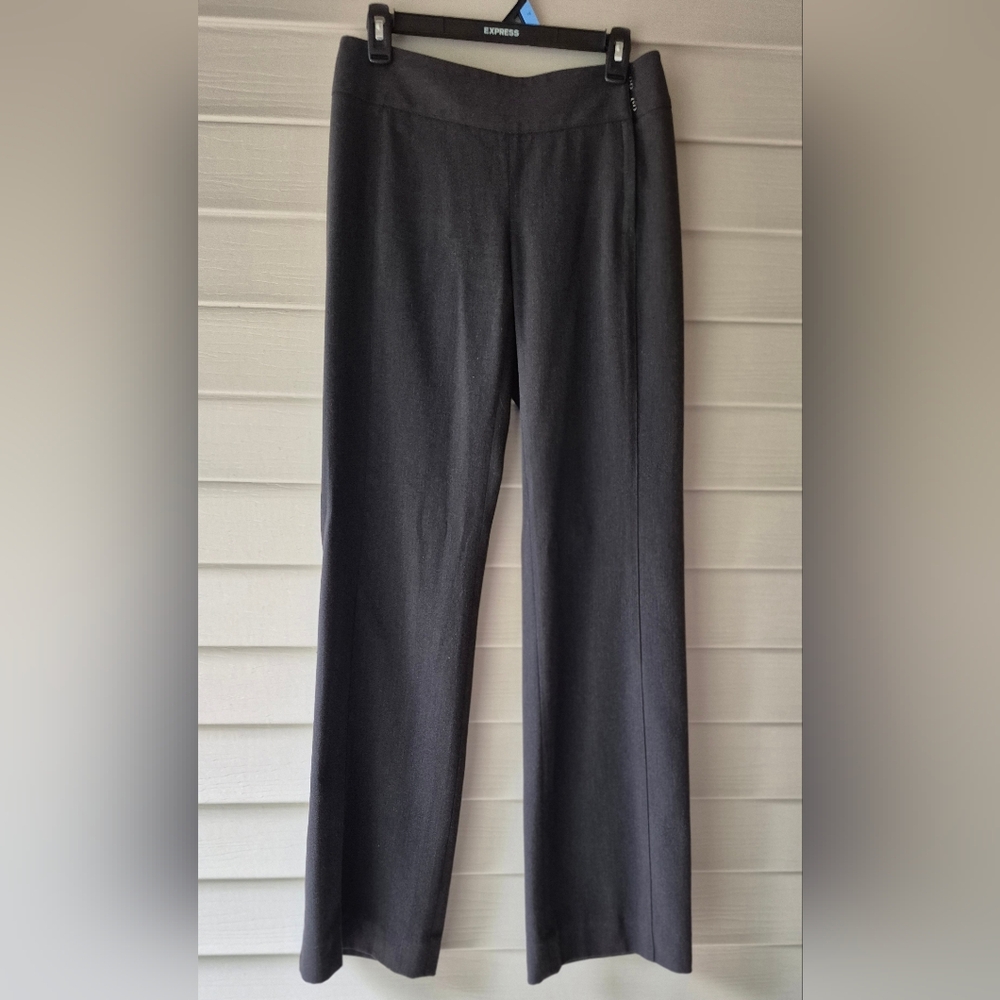 CAbi Women's Size 2 Charcoal Gray Straight Leg Trousers Style #209